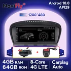 Android10 8 ядер 4G LTE Carplay Автомобильный мультимедийный радио плеер для BMW 5 серии E60 E61 E63 E64 E90 E91 CCC CIC 4G Carplay Авто DVD