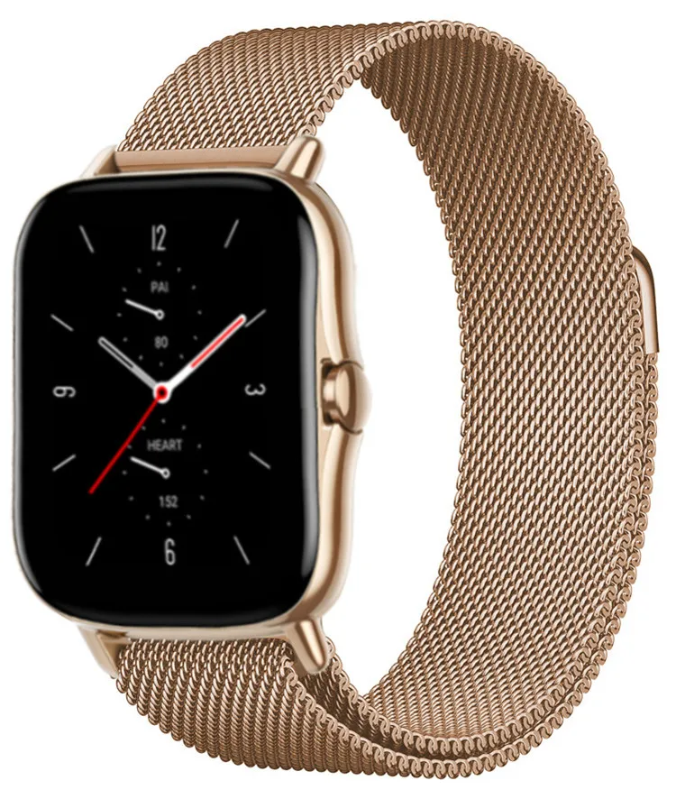 

20/22mm watch strap For Amazfit GTS/2e/GTS2/GTR 3/3 Pro 42mm/47mm/stratos 2/3 Magnetic loop huawei watch 3 Bracelet Amazfit bip