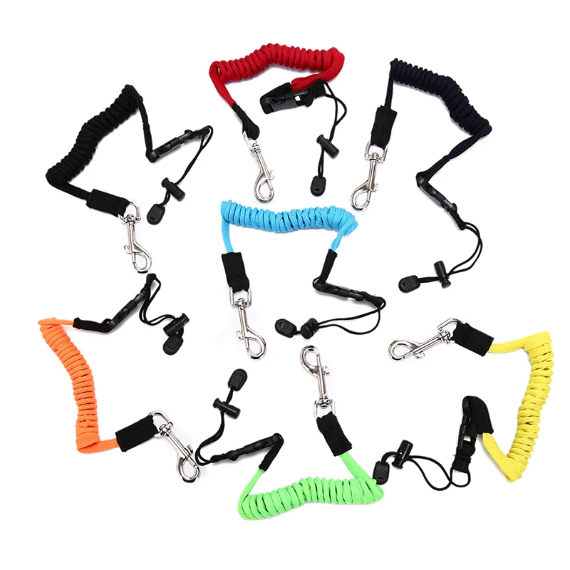 Прочный безопасный Каяк Весло Поводок Удочка Спиральный шнур для морского Каяка