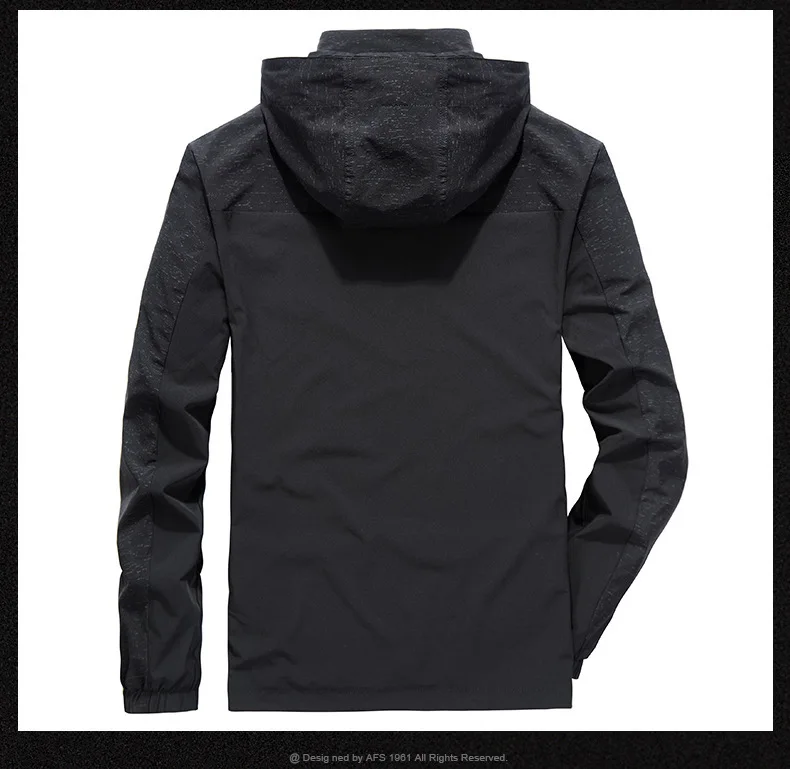 2019 Новое поступление модная мужская куртка с капюшоном футболка длинным рукавом