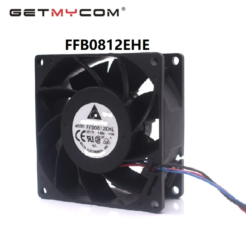 

Getmycom оригинальный FFB0812EHE 8038 12V 1.35A вентилятор с двойным шариком, вентилятор теплового излучения