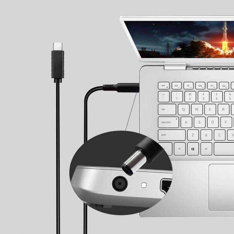 Адаптер питания постоянного тока с разъемами USB Type C на 7 4x5 0 мм для ноутбуков Dell