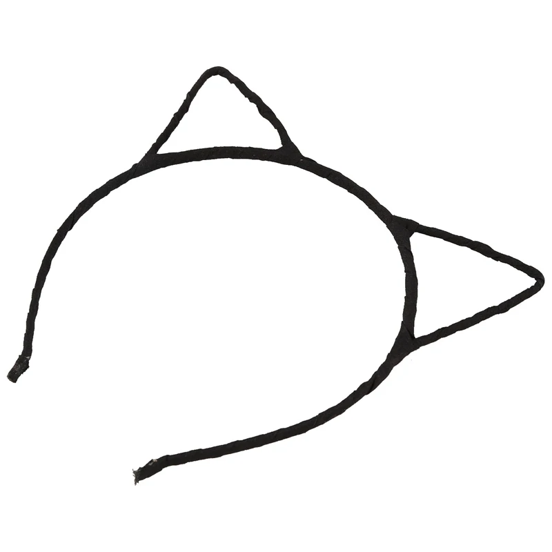 Проводная повязка на голову с кошачьими ушками для нарядного платья Вечерние