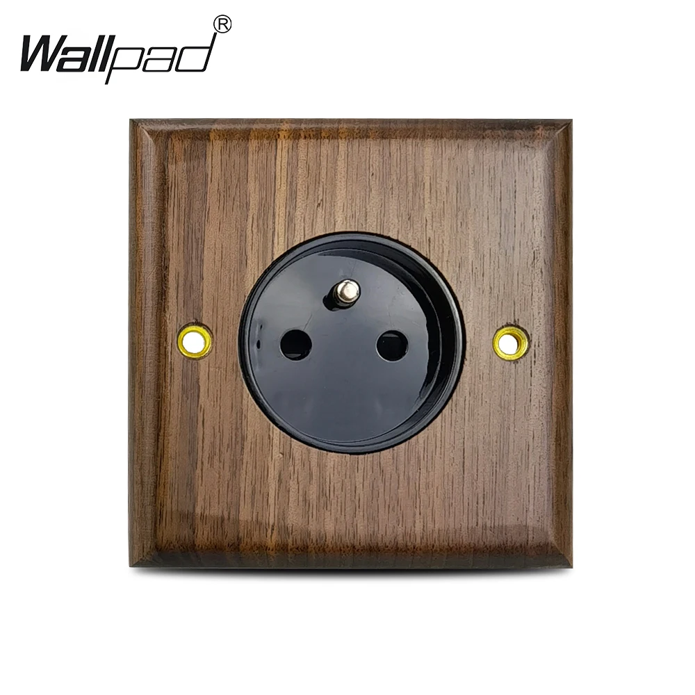 Французская деревянная электрическая настенная розетка Wallpad 110-V-250V 16A |