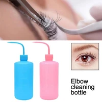 1pcs 500ml false eyelashes tattoo wash clean clear plastic greenpink soap lab wash squeeze diffuser bottle cosmetic tools