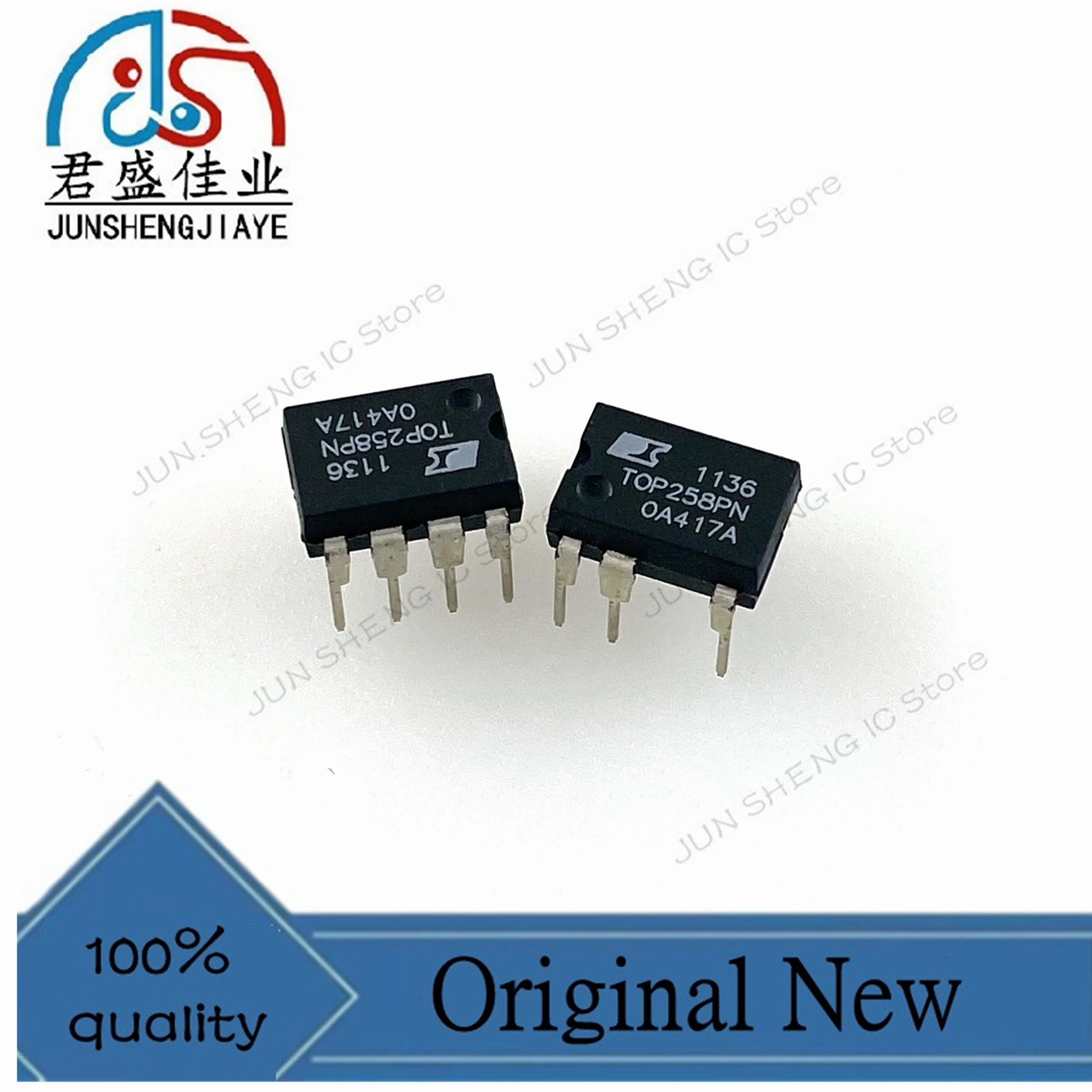 Магазин ИС JUN SHENG/5 шт./лот 100% Новый оригинальный In-line TOP258PN TOP258P DIP-7 7-контактный чип управления питанием IC
