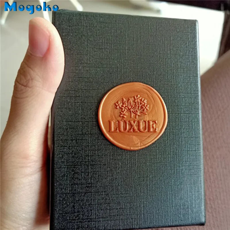 Mogoko персонализированный заказной логотип сургучная печать головка штемпеля
