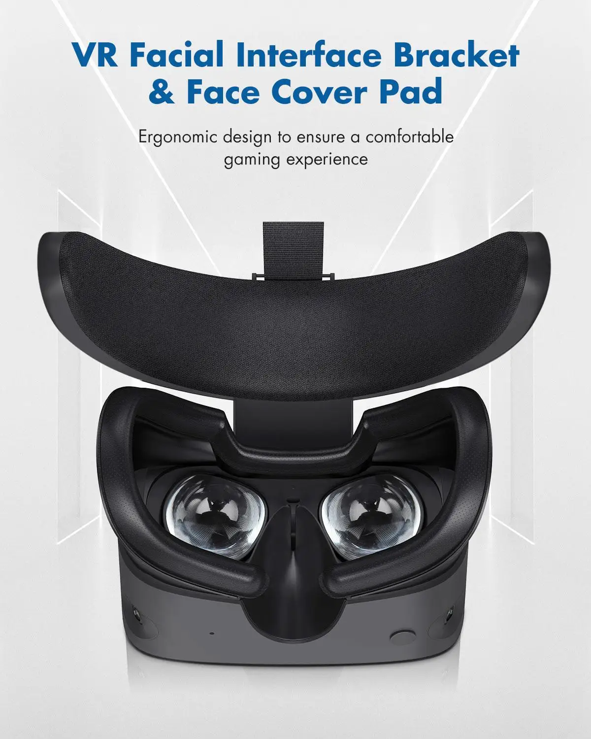 Держатель интерфейса для лица KIWI design VR и поролоновая накладка из искусственной