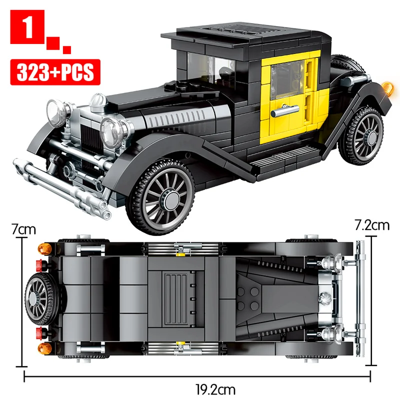 

Creator Classical Convertible Racing Vehicle Building Blocks City high-tech Mechanical Classic Cars Model Bricks Toys For Kids