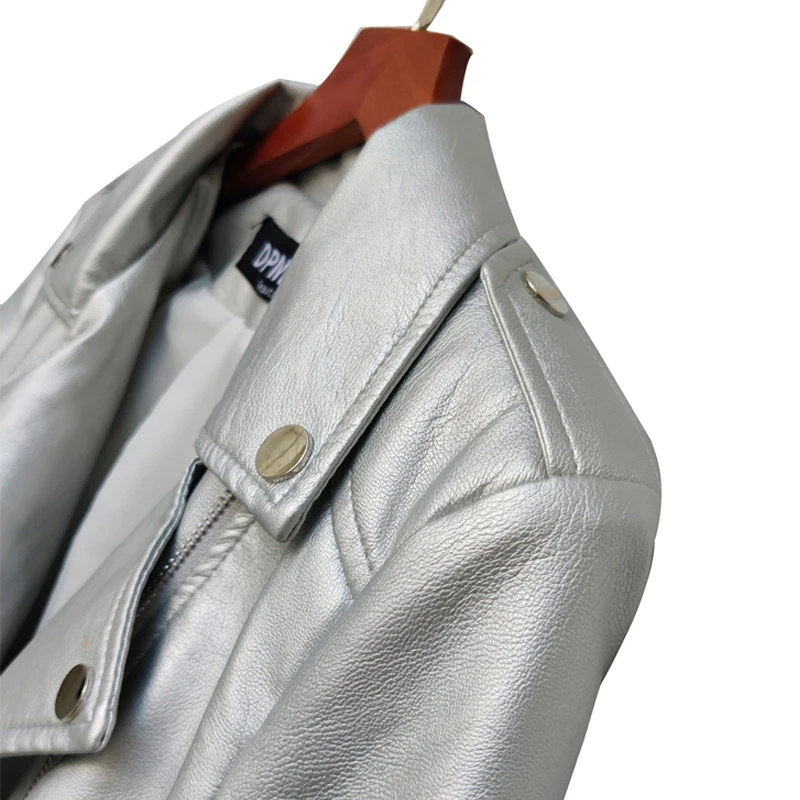 2019 Новая женская кожаная куртка короткая Корейская одежда искусственная кожа