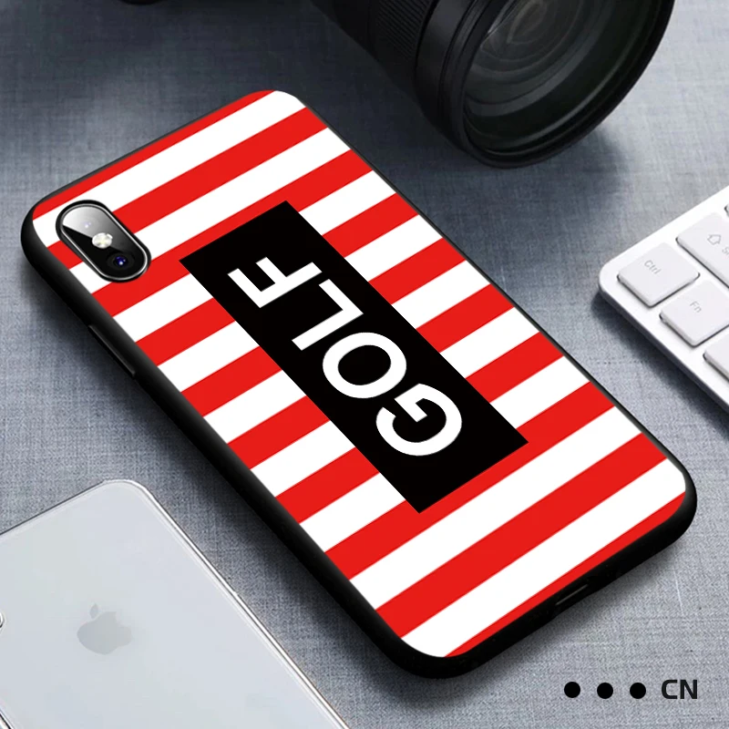 Чехол для телефона iPhone 11 Pro Max XR XS MAX X Golf Wang Apple 8 7 6 5S s Plus Силиконовый ТПУ