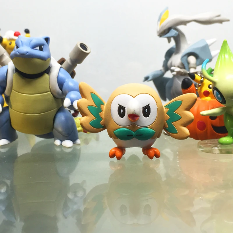 Покемонов Подлинная японская версия MC TAKARA TOMY Rowlet фигурка коллекционная игрушка