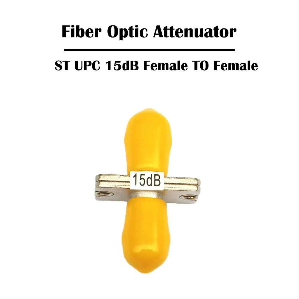5 шт./лот ST фиксированный фланец волокно оптический аттенюатор 3dB 5dB 10dB 15dB SM