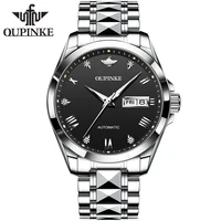 oupinke new high end luxury mens watches automatic mechanical sapphire glass tungsten steel waterproof watch relogio masculino