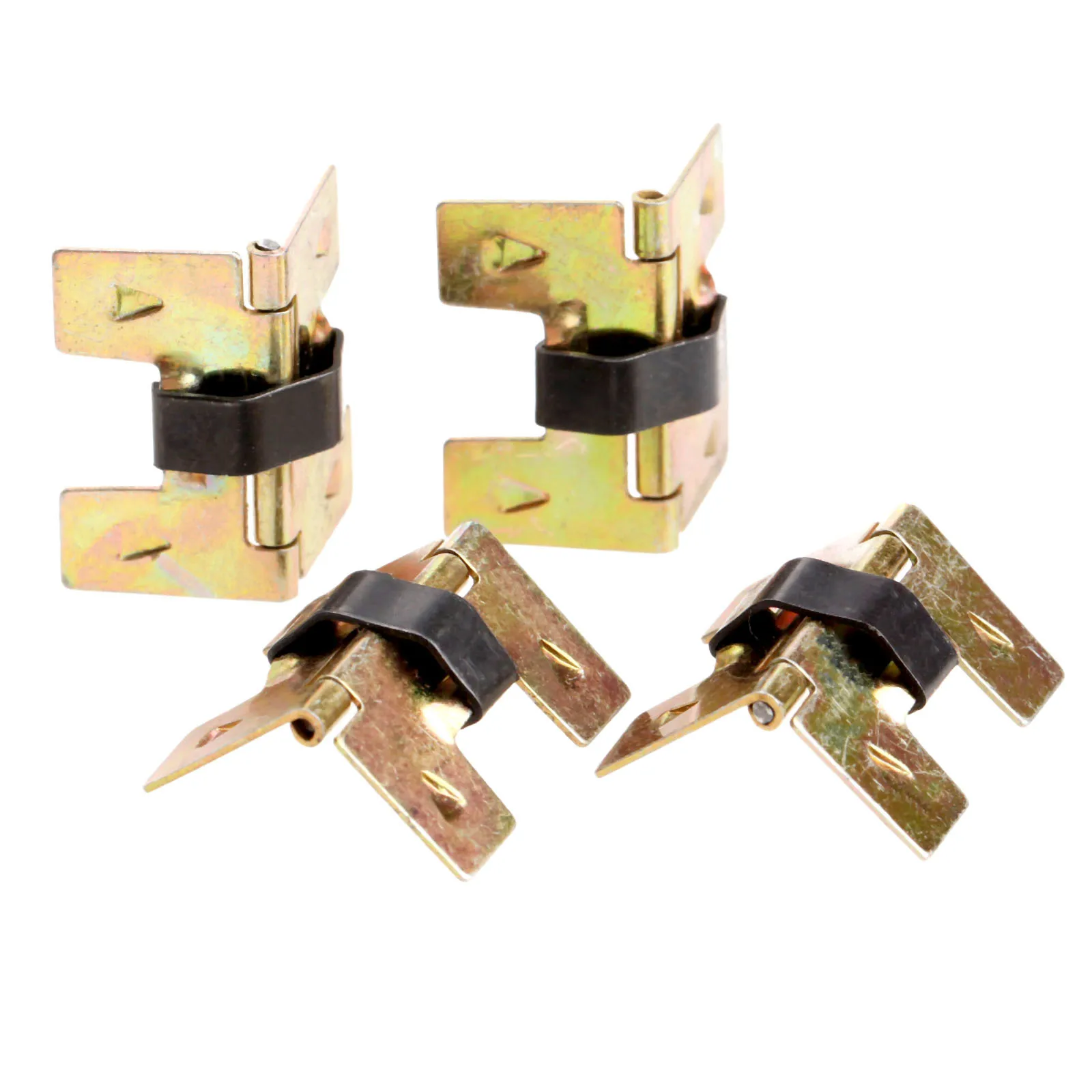 4 шт Мини Размер самозакрывающиеся металлические Пружинные петли для ювелирных