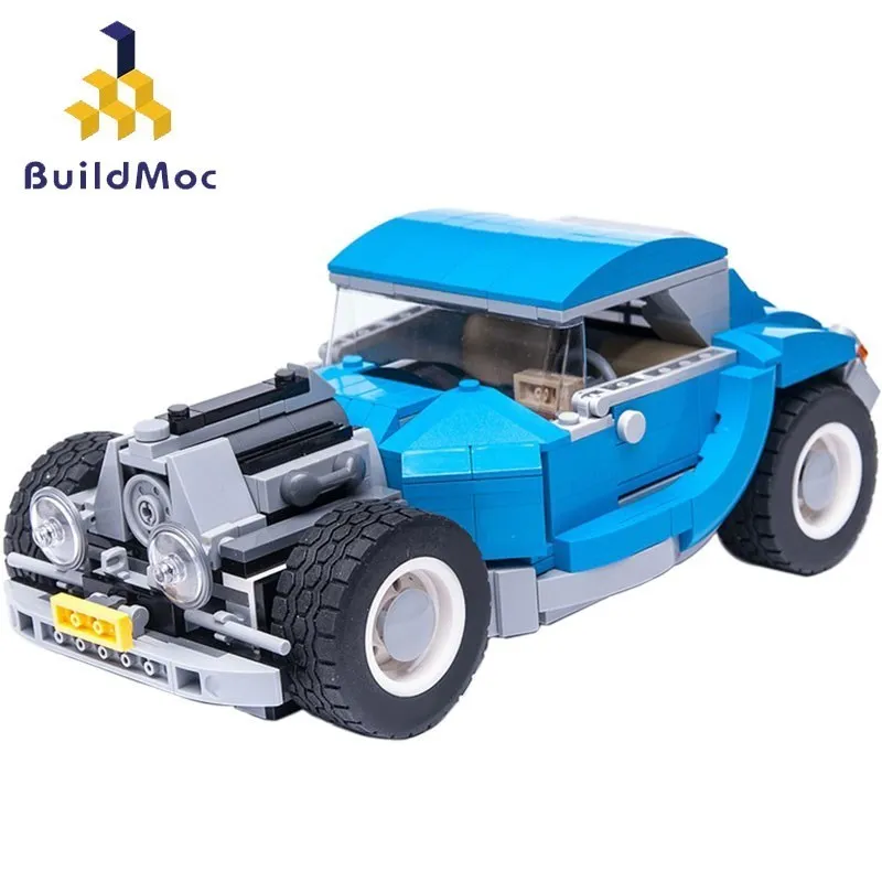 

BuildMoc технический гоночный автомобиль город высокотехнологичные супер скоростные кубики чемпионов 2021 кубики Moc Модель строительный блок иг...