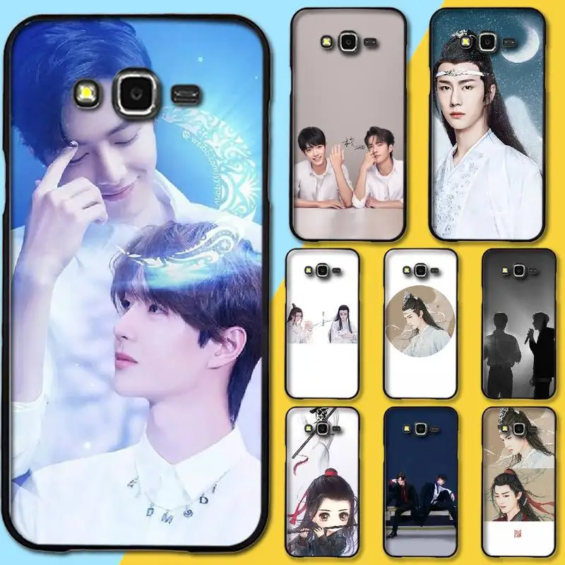 

PENGHUWAN Xiao Zhan Wang Yibo Untamed Black TPU Soft Phone Case Cover For Samsung Galaxy J7 J8 J3 J4 J5 J6 Plus 2018 Prime