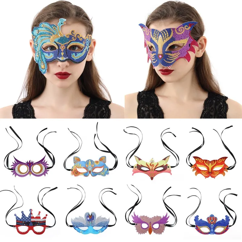 Набор для алмазной живописи сделай сам маска вечеринки танцев праздничного