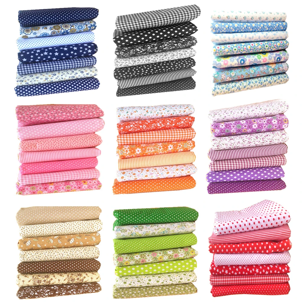 Стеганые ткани для шитья из хлопка 25x25 см|Ткань| |