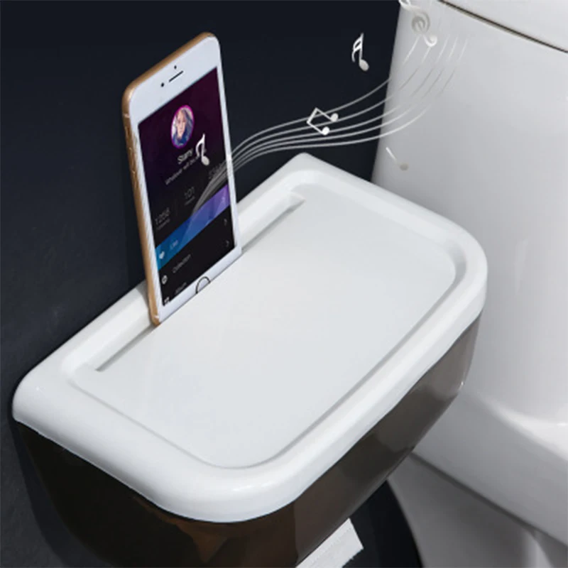 Водонепроницаемый пластиковый ящик для туалетной бумаги дома кухни диспенсер