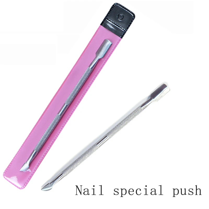 Двусторонний Толкатель для кутикулы средство удаления омертвевшей кожи из