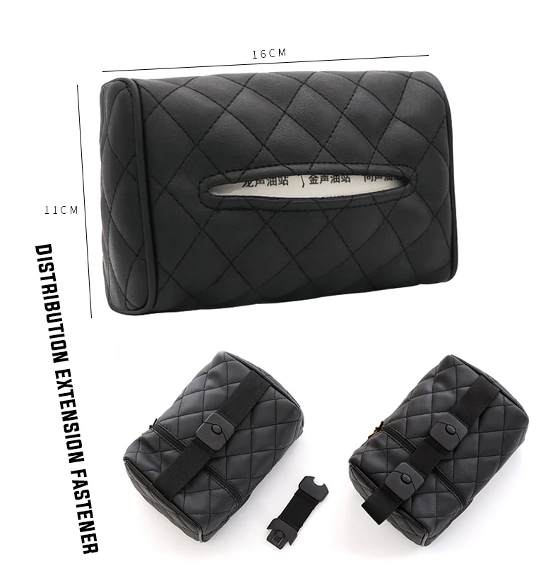 JASSE коробка для салфеток из искусственной кожи автомобиля держатель