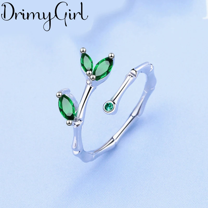 Винтажное кольцо в стиле панк с зелеными фианитами для женщин женские шармы бохо