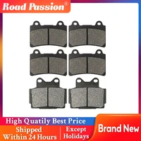 road passion motorcycle front and rear brake pads for yamaha fzr400a 1990 fzr400rsp 1987 fzr400 3en1 1988 fzr400r 1989 fa123