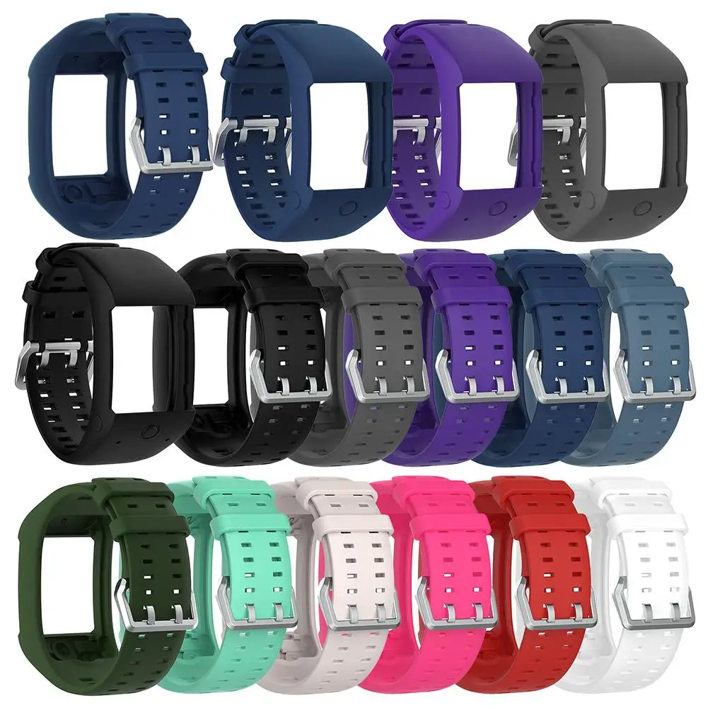 Регулируемый спортивный силиконовый ремешок для умных часов Polar