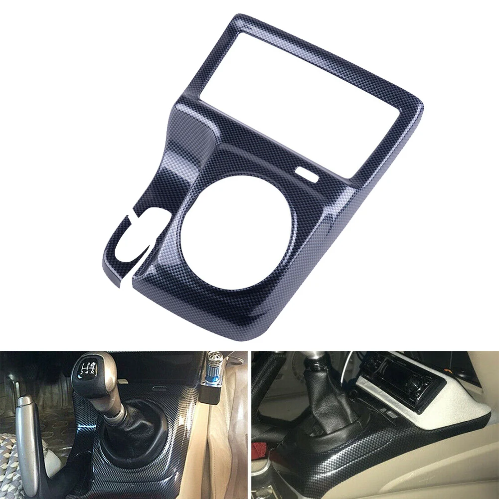 

Center Gear Shift Frame Trim For Honda Civic 2006-2011 Left Carbon Fiber Style