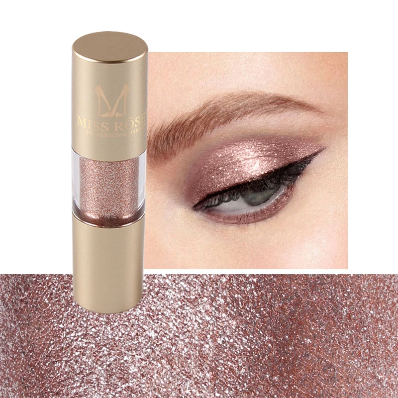 M06 Miss Rose 8 цветов блестящие тени для макияжа блестящие металлические матовые жидкие тени для век голый макияж оттенок пигмент косметика TSLM2 - Цвет: M06