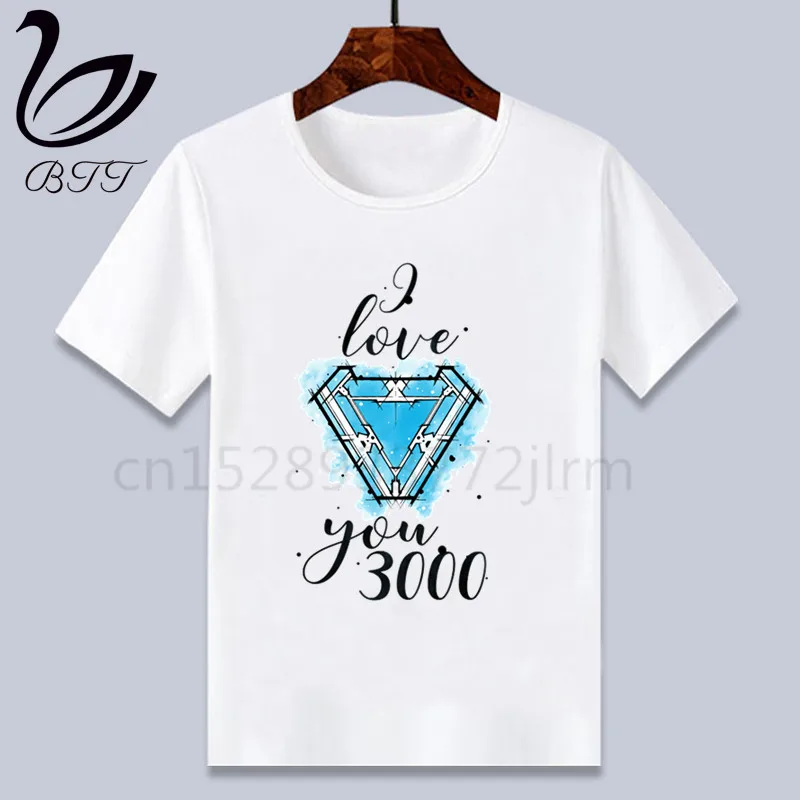 LOVE You/Коллекция 3000 года летняя детская забавная футболка с изображением