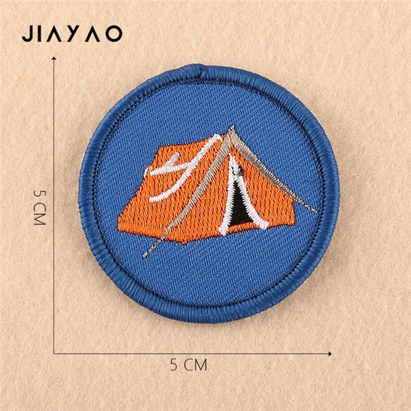 Мультяшный патч с вышивкой мультяшный круглый значок со швом для мальчика