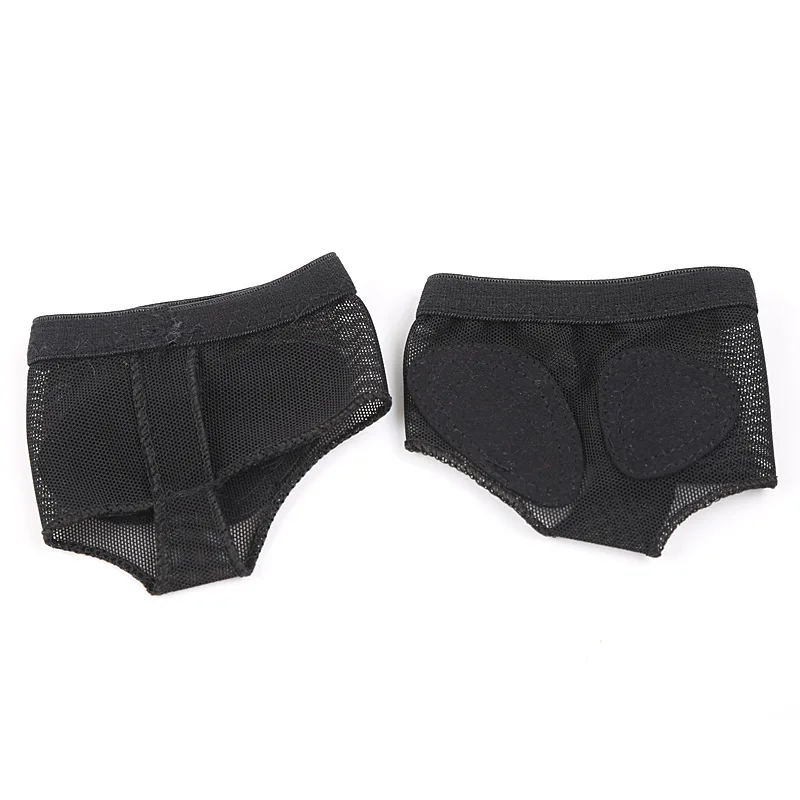 1 пара балетных полуботинок с острым носком для танцев мягкой подошвой защитная