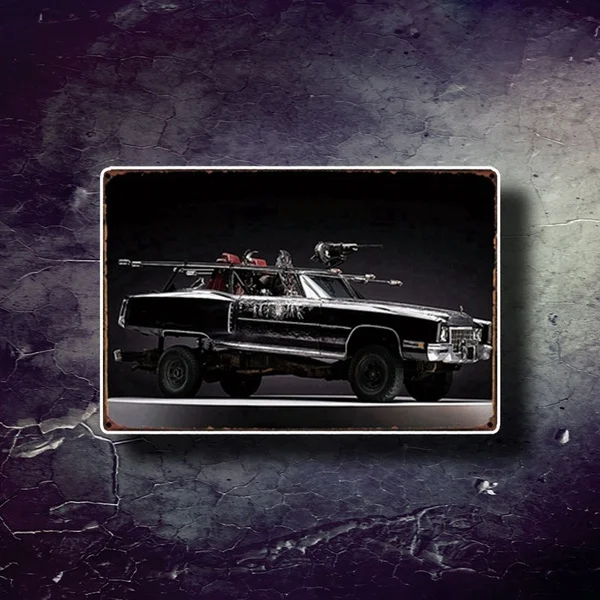 

The Theme Of Modern War Retro Classic Film Tin Sign Iron Bar Painting Wall Decoration