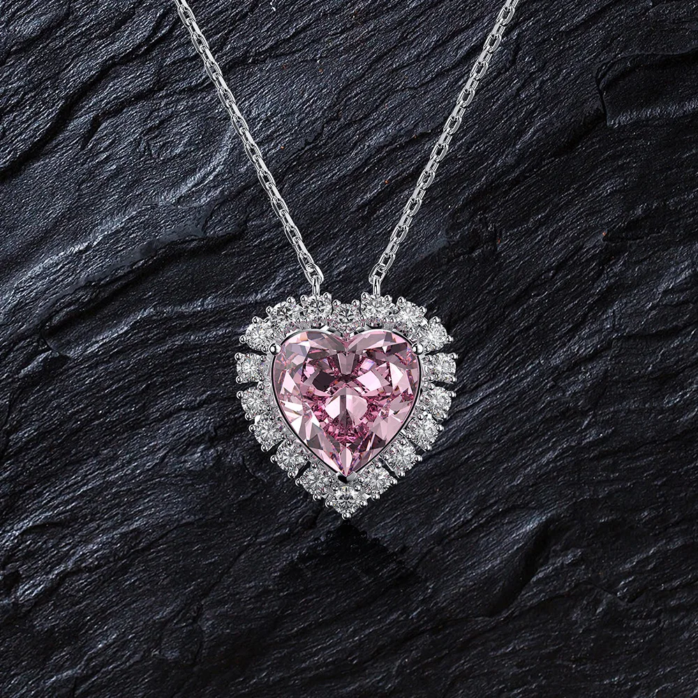 FFGems 100% Стерлинговое Серебро 925 пробы созданное Moissanite сапфир рубин подвеска в