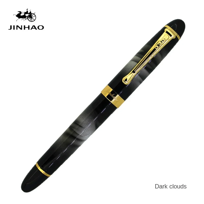 

Jinhao X450 Classics Thick Body 1.0mm Bent Nib Calligraphy Pen High Quality Metal Fountain Pen Luxury Ink Gift Pens for Writing