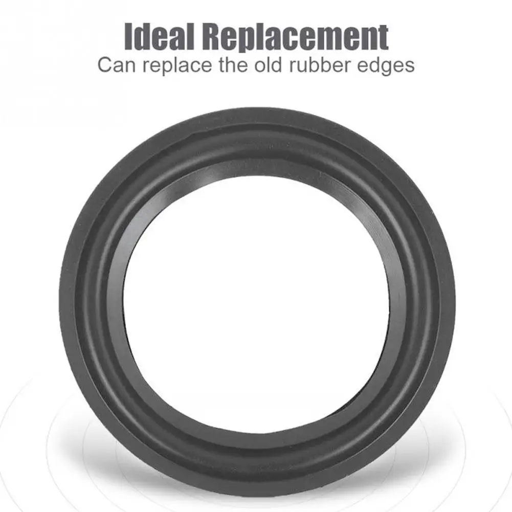 

3/4/5/6/6.5/8/10/12 inch Elastic Rubber Edge Ring For Speaker N7B3 durable Surround soft Repair Woofer Edge Ring Z7O2