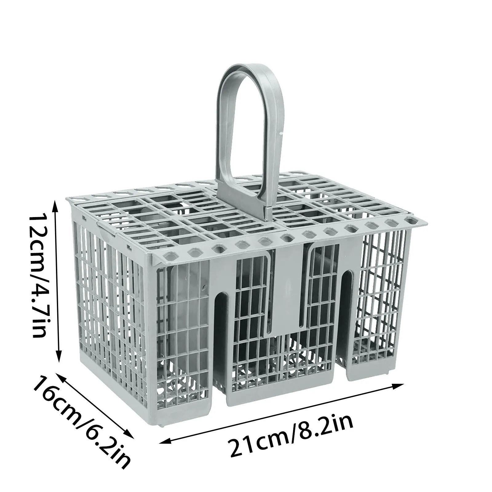 

Gray Eco-Friendly Universal Dishwasher Cutlery Basket Silverware Storage Box Tableware Dry Holder Dishwasher Storage Box
