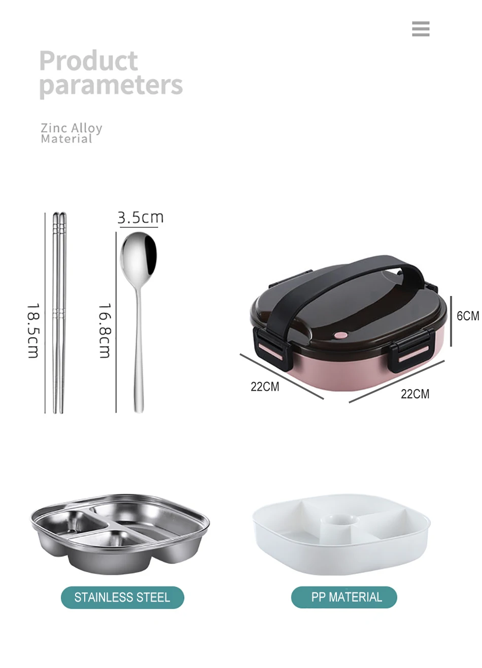 Ланч бокс из нержавеющей стали для детей новый с подогревом 2019 кухонные