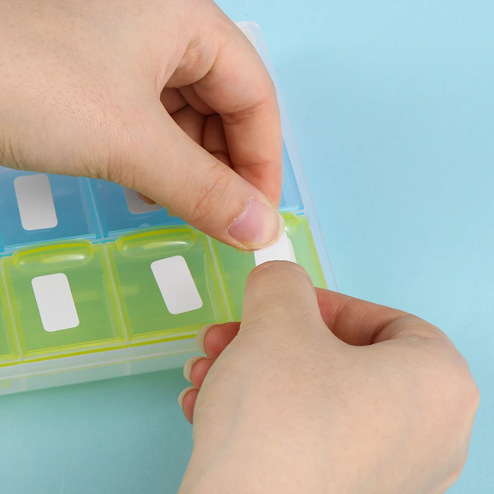 640 шт. коробка для этикеток классификация бумаги липкие алмазные наклейки