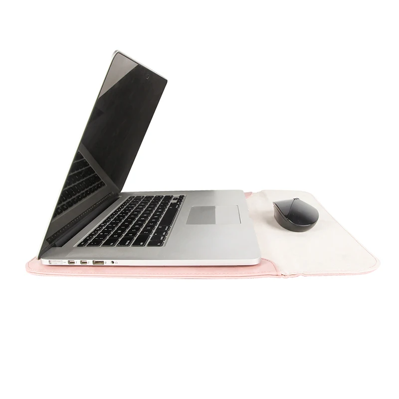 For MacBook Pro 16 Inch 13 Air Laptop Sleeve Cover Slim Soft PU Leather Protective Case Anti-Scratch Waterproof Bag 2019 | Компьютеры и