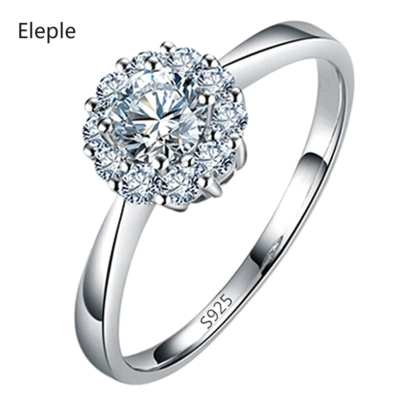 Элегантные романтические свадебные кольца для женщин простой стиль обручальное