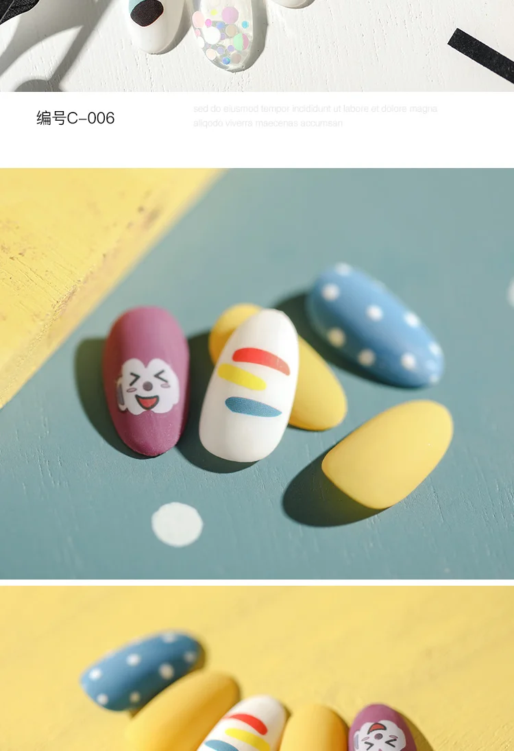 1 лист стикеры 3D на ногти Nail Art яркие красочные в форме радуги ногти наклейки для ногтей наклейки украшения Маникюр Z0214