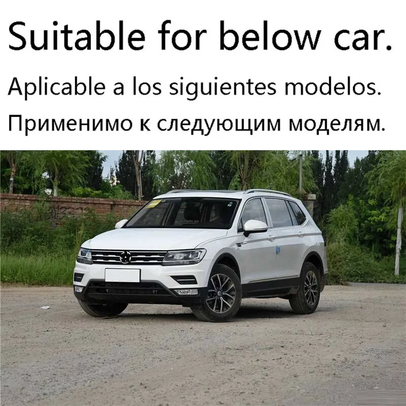 Modified Decorative Auto Trunk Rear Panels Foot Pedal Exterior Bright Sequins Parts Car Styling 18 19 FOR Volkswagen Tiguan L | Автомобили
