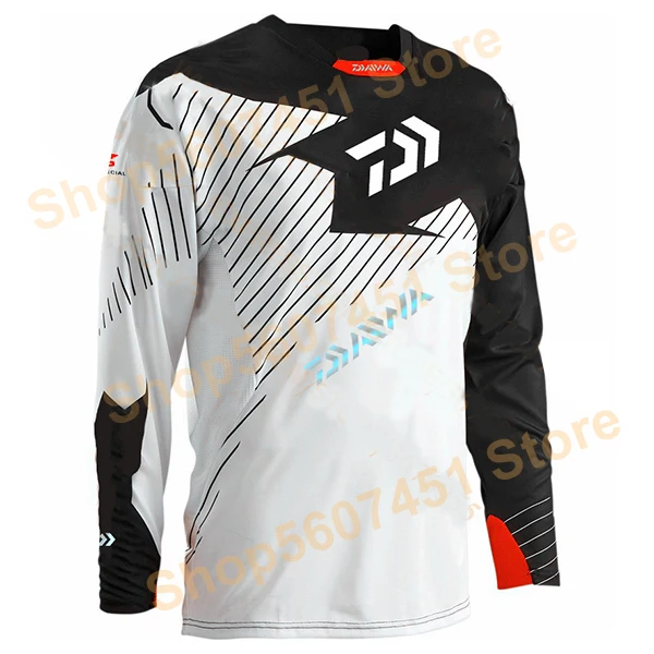 

Новинка 2022, профессиональная одежда Daiwa для пешего туризма и скалолазания, дышащая быстросохнущая рубашка с защитой от УФ-излучения и комар...