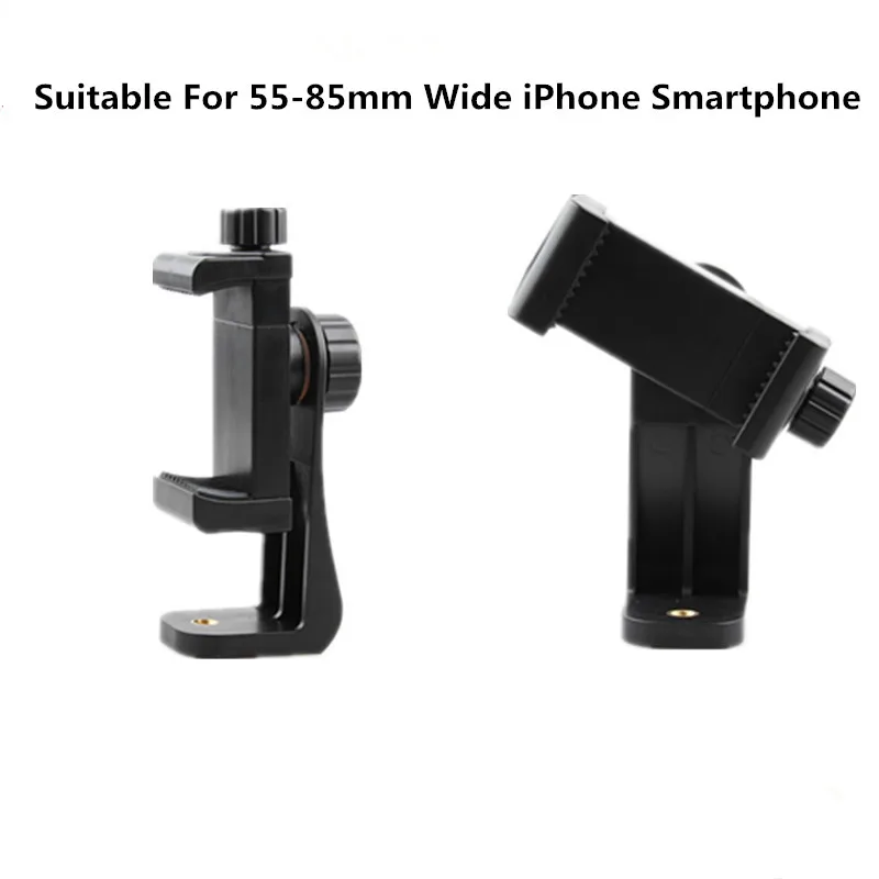 360 degree mobile phone clip compatible with all 14 screw cellphone holder tripod mount desk tripod adapter for samsung iphone free global shipping