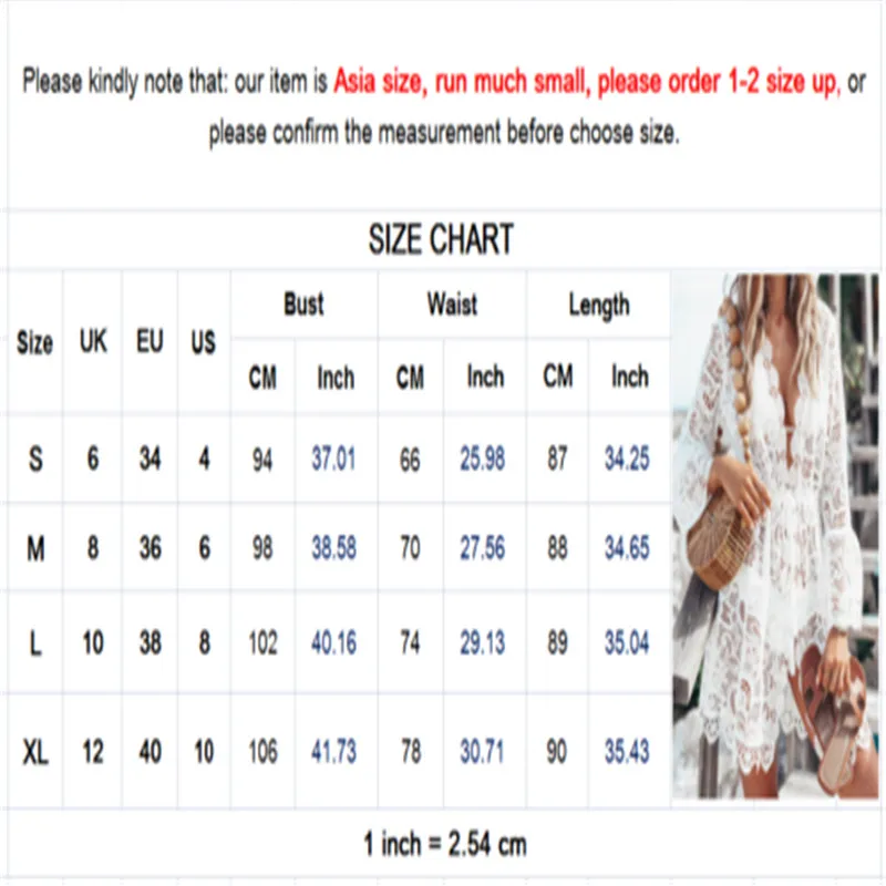 

2021 New Summer Women Bikini Cover Up Floral Lace Hollow Crochet Swimsuit Cover-Ups Bathing Suit Beachwear Tunic Beach Dress Hot