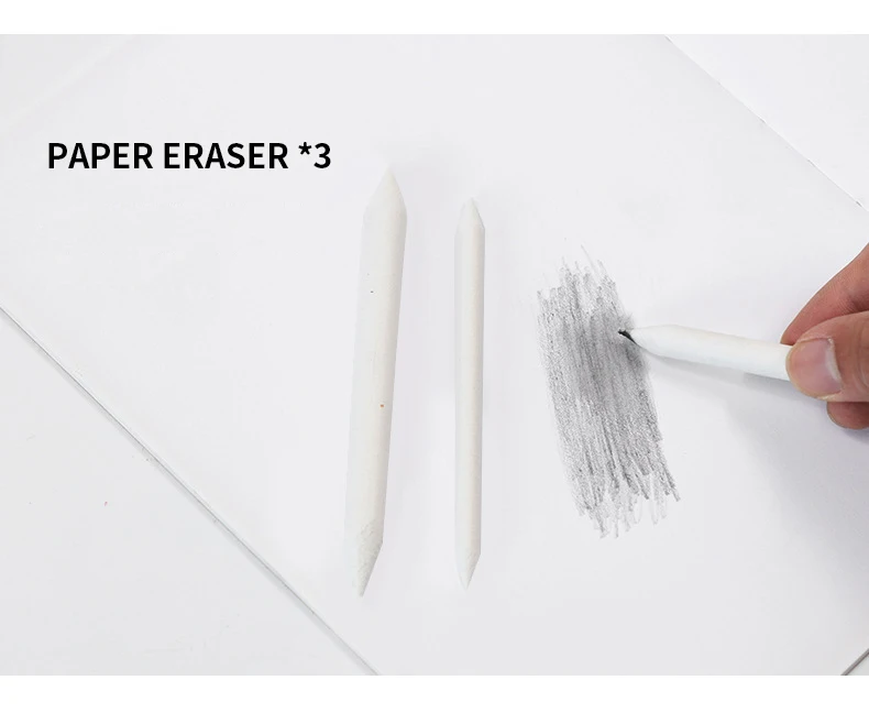 30Pcs Sketch Painting Set With Iron Box Stuends Sketch Drawing Pencils Charcoal Earser Extender Utility Knife Stationery Set