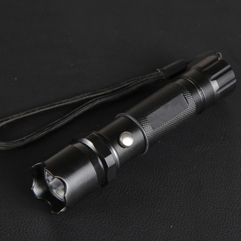 

Kingshan Flashlight Rear Compass Outdoor LED Light Camping Equipment Hiking Flashlight Taschenlampe Torch Rechargeable Battery